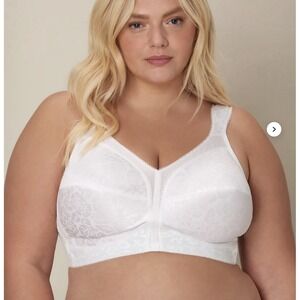 New Playtex 18 Hour Ultimate Shoulder Comfort White Smoothing Bra 4693 40B